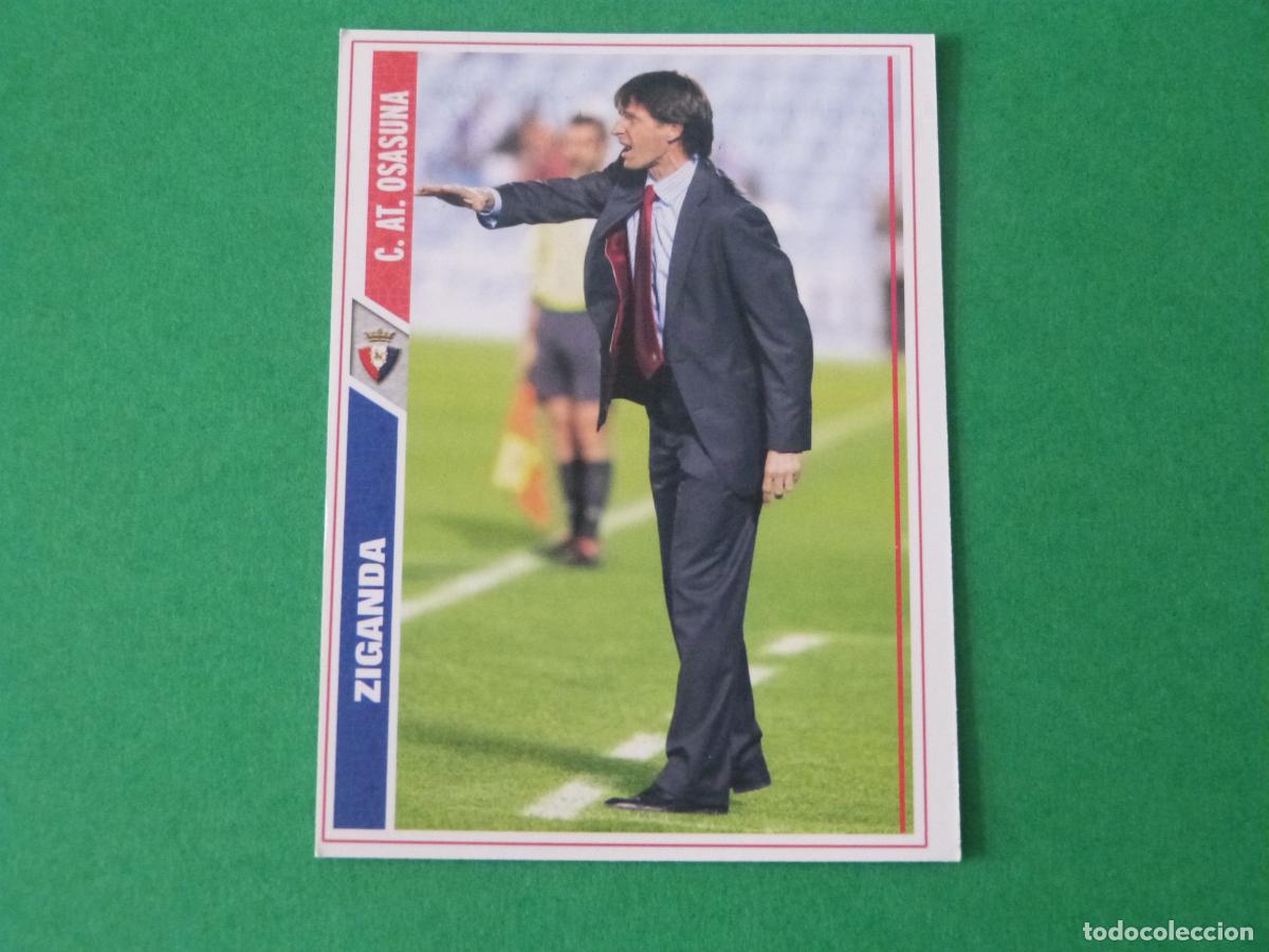 Cromos de F&uacute;tbol: TRADING CARD FUTBOL ZIGANDA AT. OSASUNA N&ordm; 355 FICHAS LIGA MUNDICROMO 2007-2008/07-08
