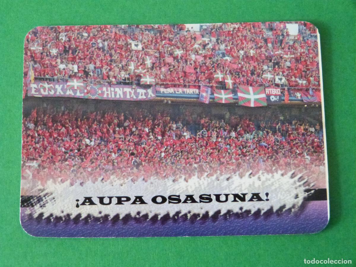Cromos de F&uacute;tbol: TRADING CARD FUTBOL AFICION HIMNO AT. OSASUNA N&ordm; 354 FICHAS LIGA MUNDICROMO 2007-2008/07-08