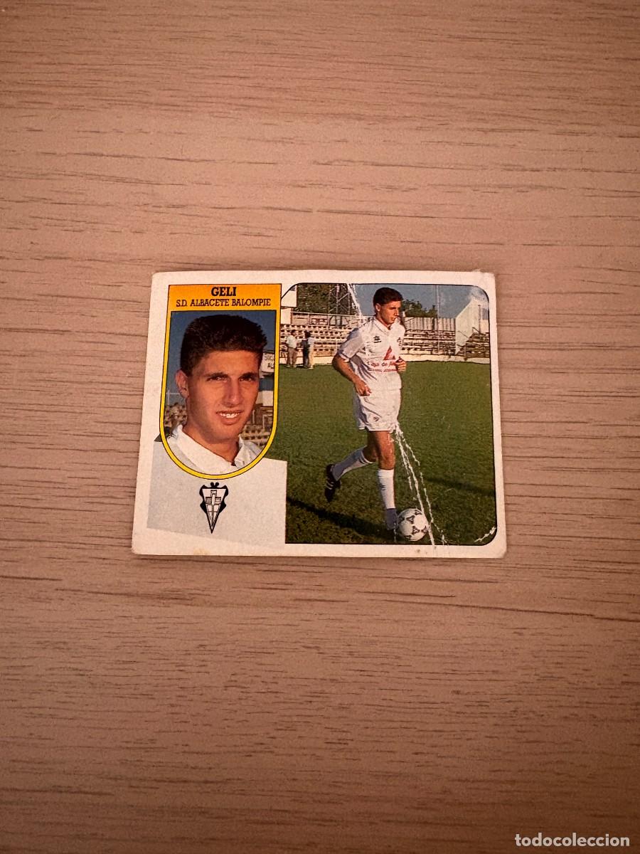 Football Stickers: GELI FICHAJE 34 CROMO LIGA ESTE 91 92 1991 1992 ULTIMOS FICHAJES DIFICIL SIN PEGAR