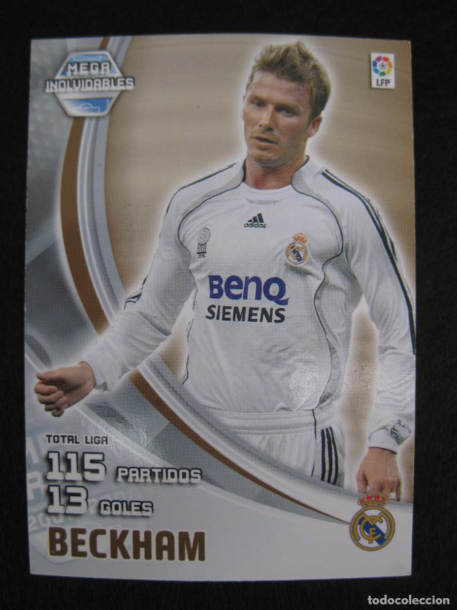 Cromos de F&uacute;tbol: BECKHAM (R. MADRID) - N&ordm; 403 - MEGAINOLVIDABLES - MEGACRACKS 2007-2008 - PANINI - 07-08.