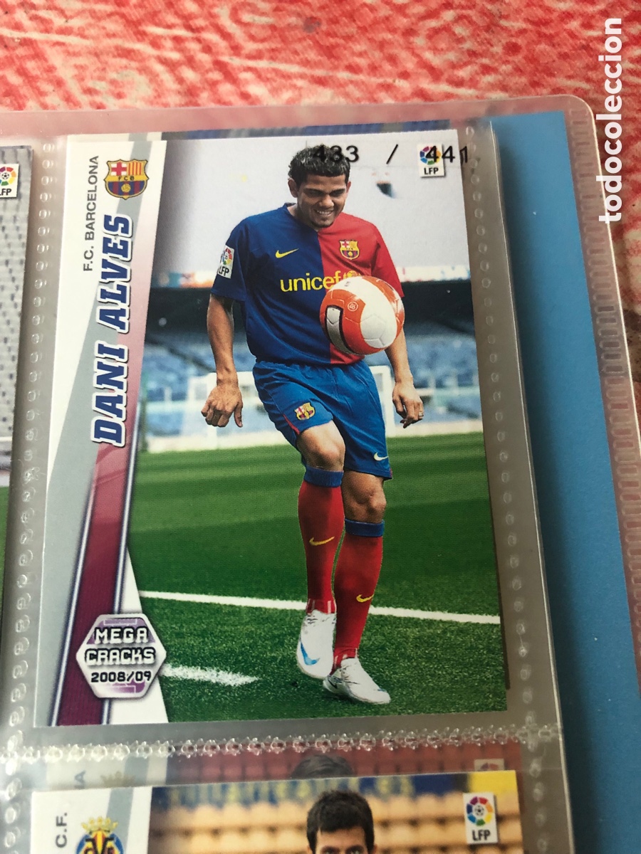 Cromos de F&uacute;tbol: Megacracks 2008 2009 nuevo fichaje Dani alves 435 Barcelona