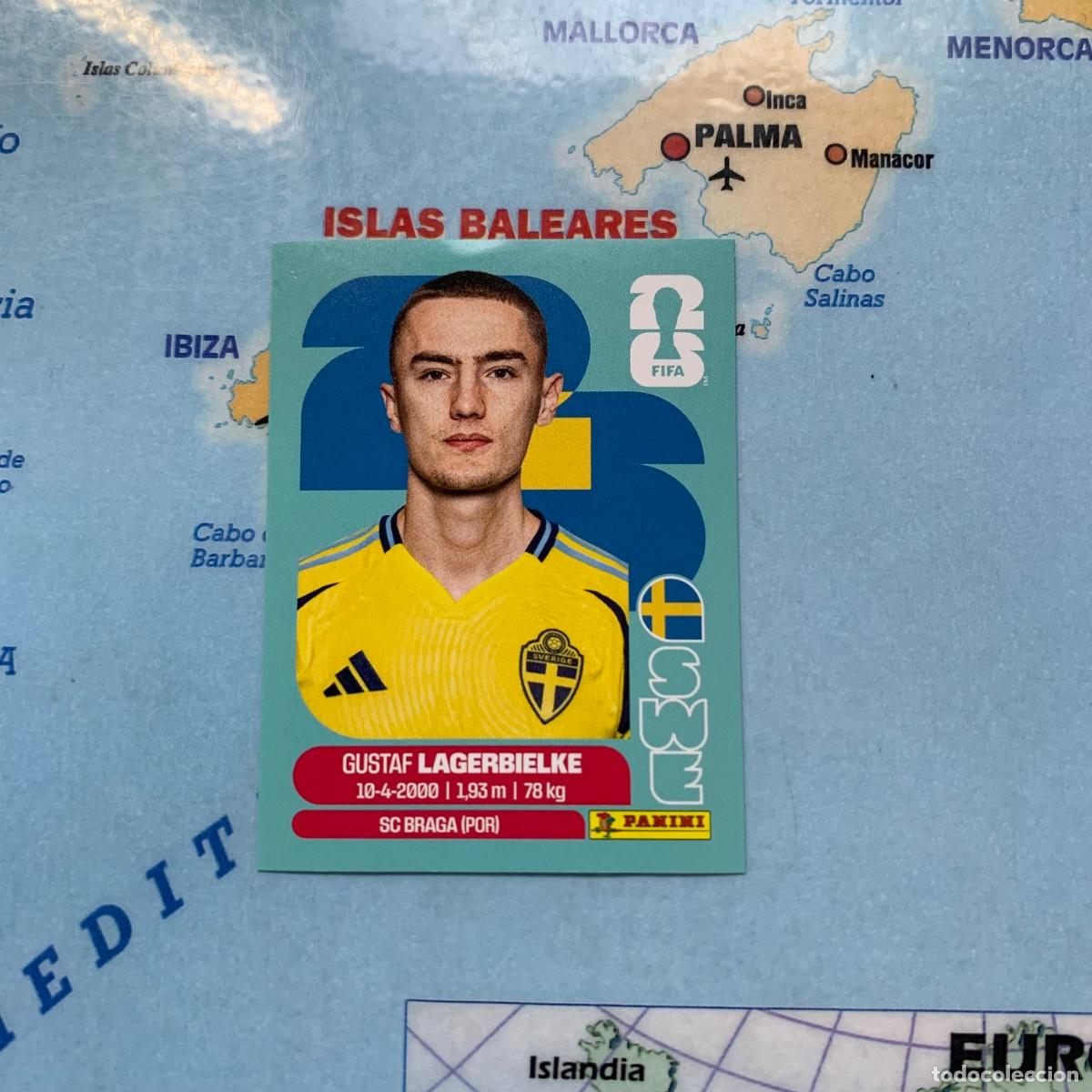 Cromos de F&uacute;tbol: Suecia n&uacute;mero 7 cromo panini Mundial Fifa World Cup 2026