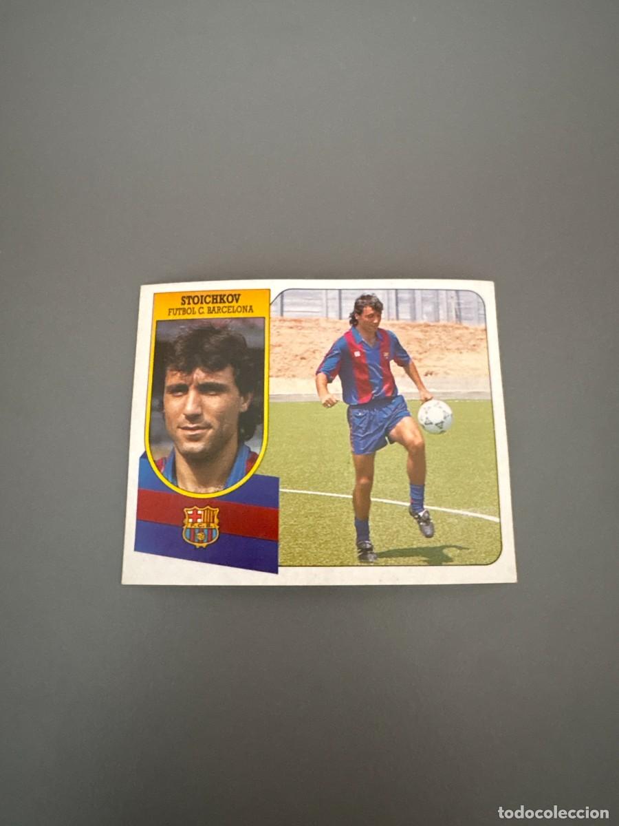 Football Stickers: STOICHKOV CROMO LIGA ESTE 91 92 1991 1992 DIFICIL SIN PEGAR