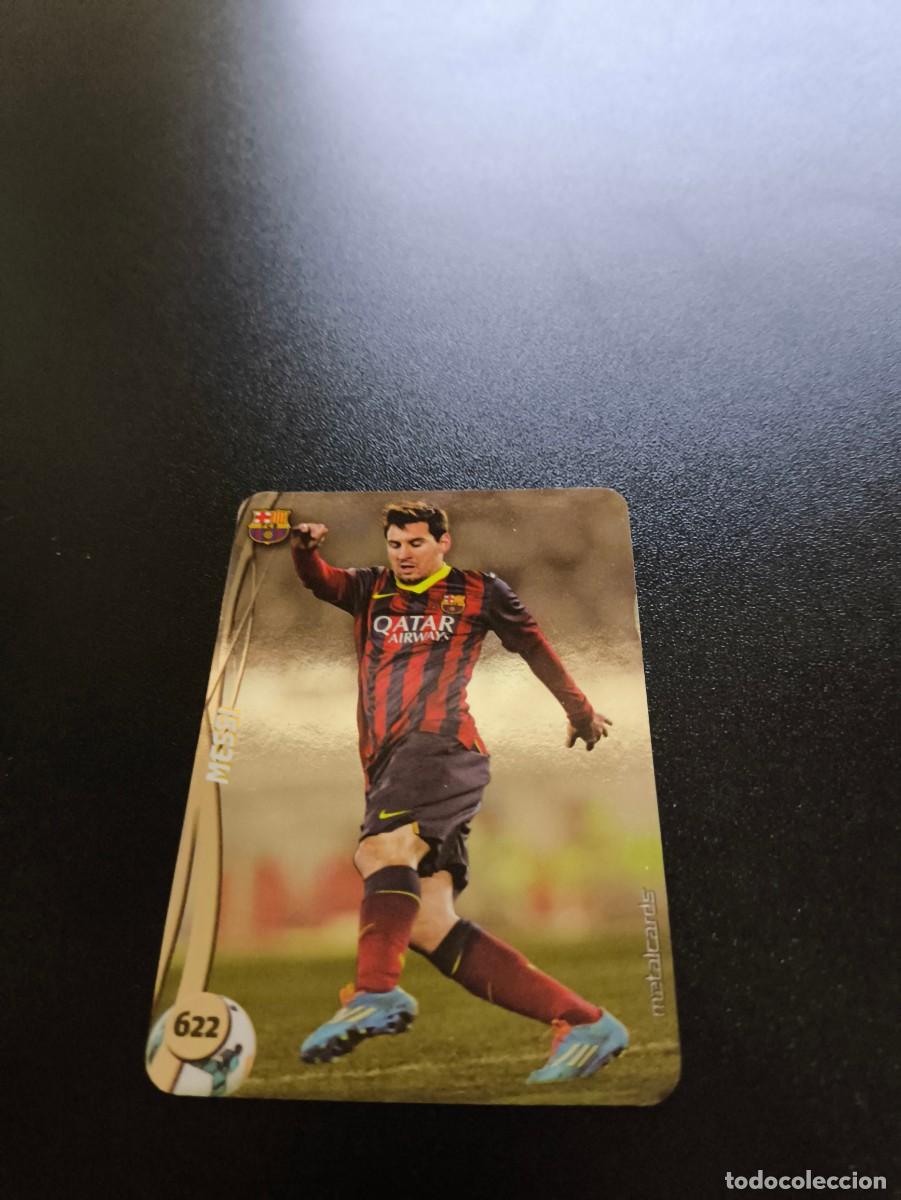Cromos de Futebol: 622 MESSI BARCELONA BRILLO LISO PLATA MUNDICROMO LIGA 2014 2015 14 15 NO PANINI ESTE