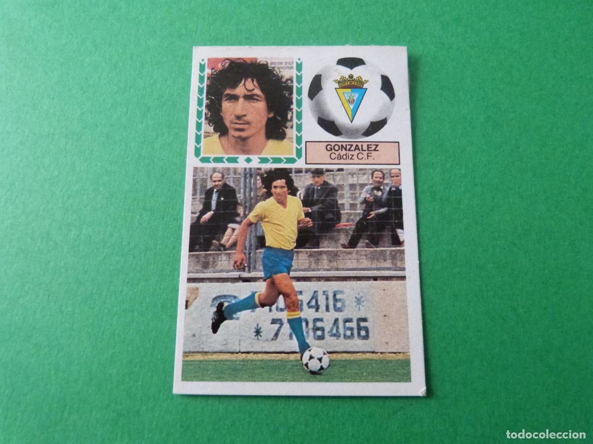 Cartes &agrave; collectionner de Football: CROMO FUTBOL MAGICO GONZALEZ CADIZ C.F. DOBLE IMAGEN DESPEGADO LIGA ESTE 1983-1984/83-84