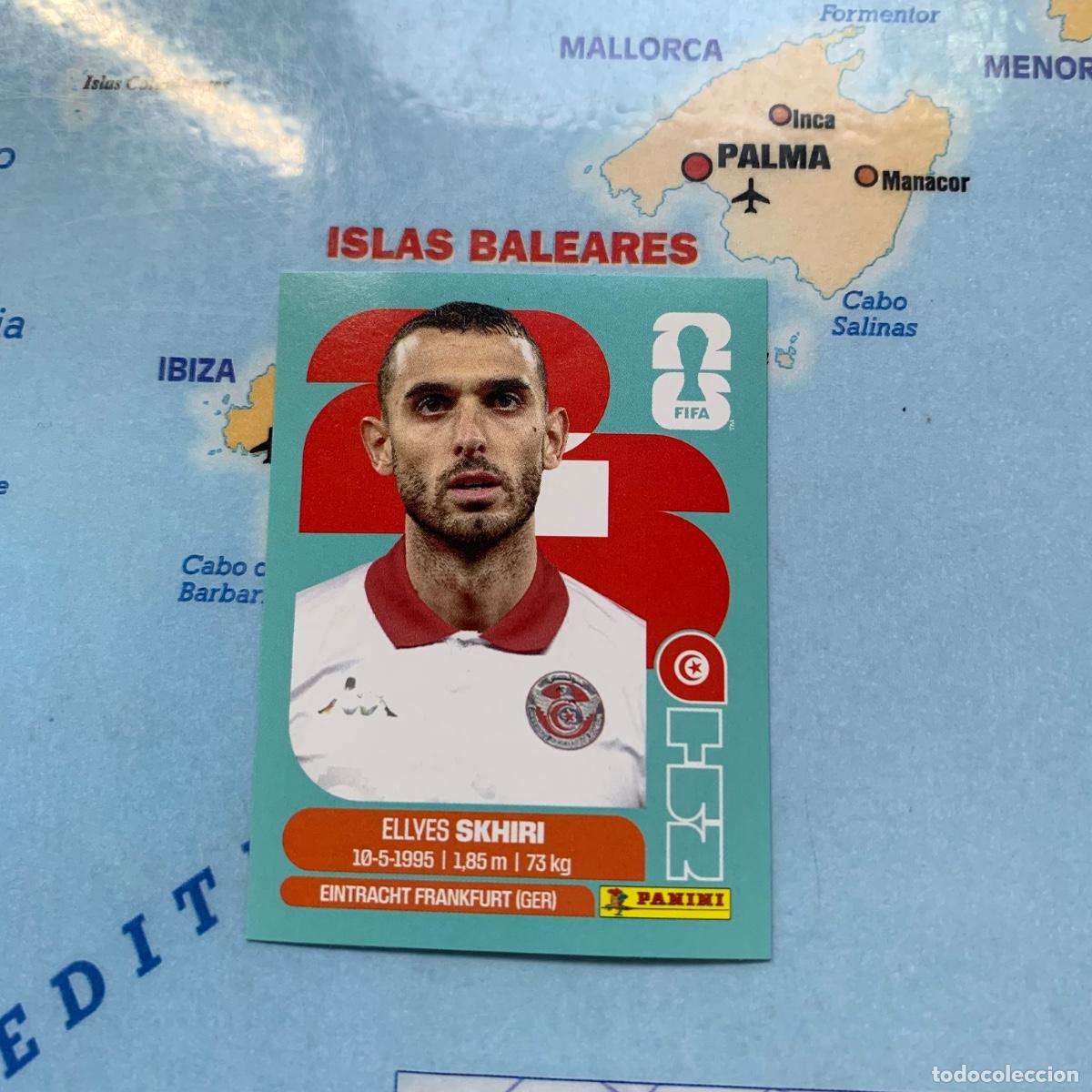 Cromos de f&uacute;tbol: T&uacute;nez n&uacute;mero 9 cromo panini Mundial Fifa World Cup 2026