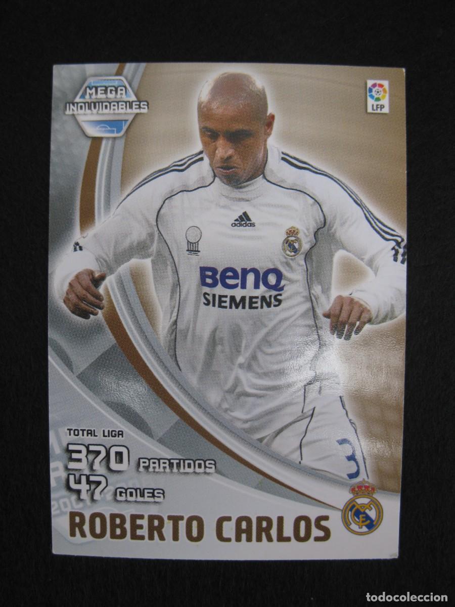 Cromos de F&uacute;tbol: ROBERTO CARLOS (R. MADRID) - N&ordm; 405 - MEGAINOLVIDABLES - MEGACRACKS 2007-2008 - PANINI - 07-08.