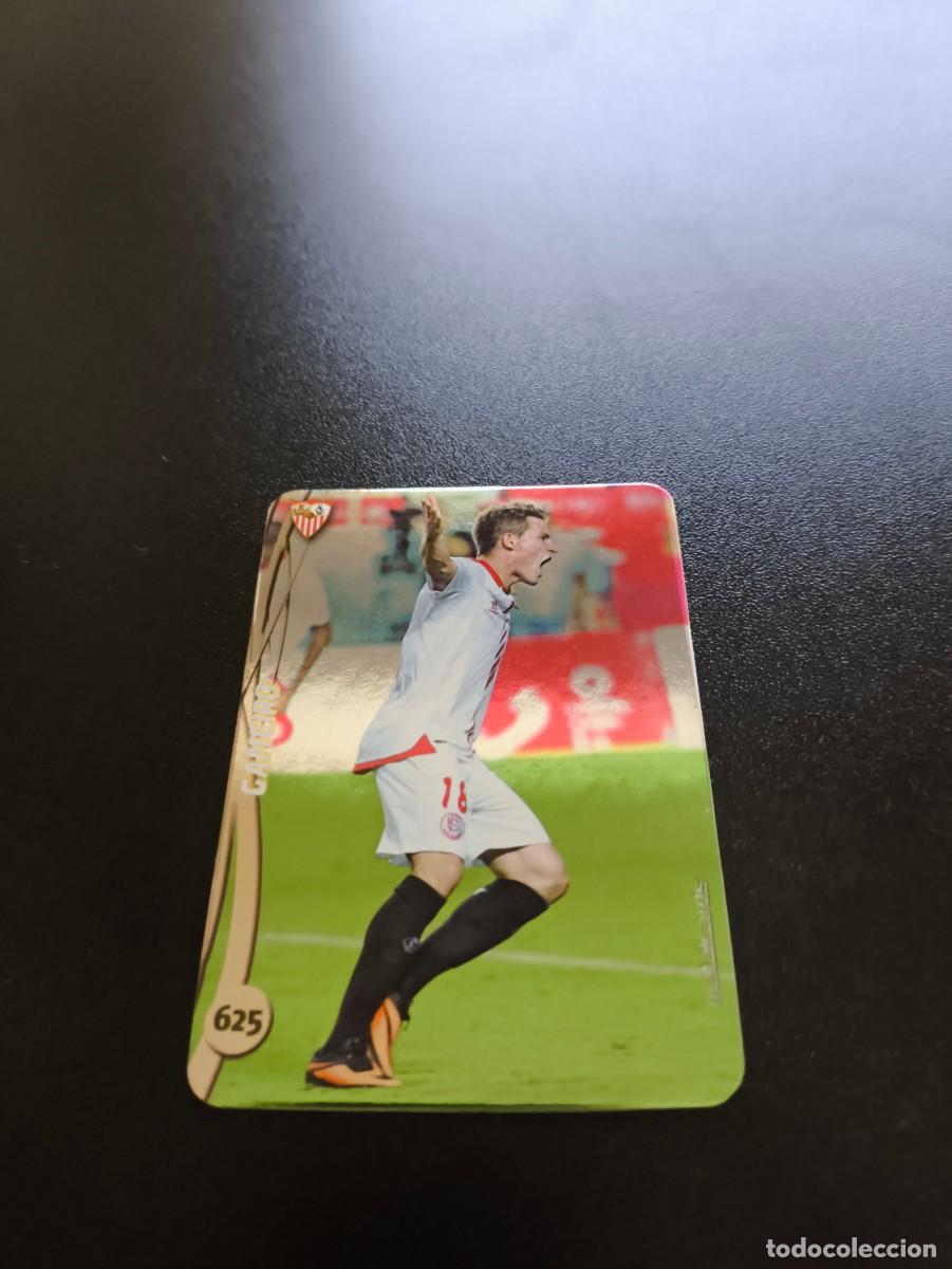 Cromos de F&uacute;tbol: 625 GAMEIRO SEVILLA BRILLO LISO PLATA MUNDICROMO LIGA 2014 2015 14 15 NO PANINI ESTE