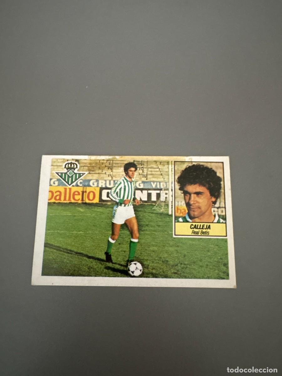 Football Stickers: CALLEJA COLOCA CROMO LIGA ESTE 84 85 1984 1985 FUTBOL DIFICIL SIN PEGAR