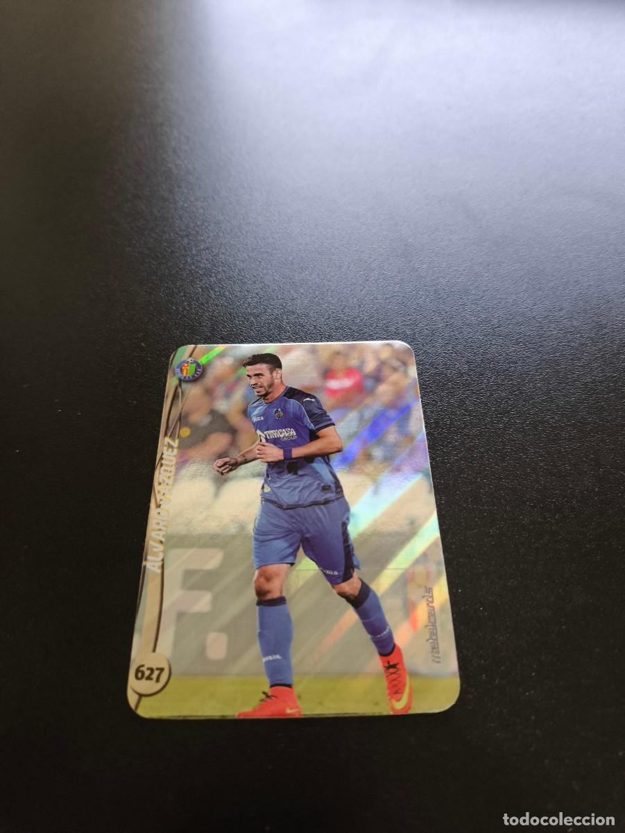 Cromos de F&uacute;tbol: 627 ALVARO VAZQUEZ GETAFE BRILLO RAYAS PLATA MUNDICROMO LIGA 2014 2015 14 15 NO PANINI ESTE
