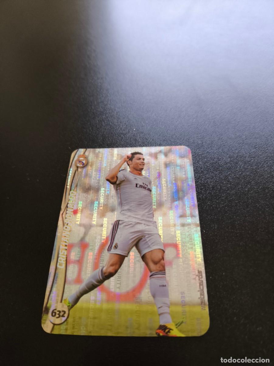 Cromos de Futebol: 632 CRISTIANO RONALDO REAL MADRID BRILLO SECURITY MUNDICROMO LIGA 2014 2015 14 15 NO PANINI ESTE