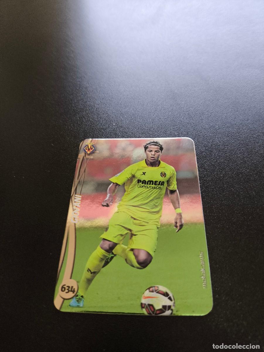 Cromos de Futebol: 634 GIOVANI DOS SANTOS VILLARREAL BRILLO LISO PLATA MUNDICROMO LIGA 2014 2015 14 15 NO PANINI ESTE
