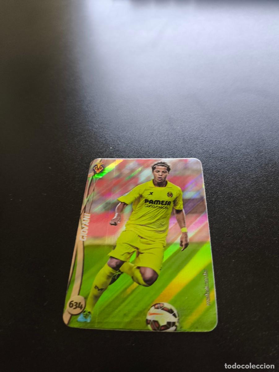 Cartes &agrave; collectionner de Football: 634 GIOVANI DOS SANTOS VILLARREAL BRILLO RAYAS PLATA MUNDICROMO LIGA 2014 2015 14 15 NO PANINI ESTE