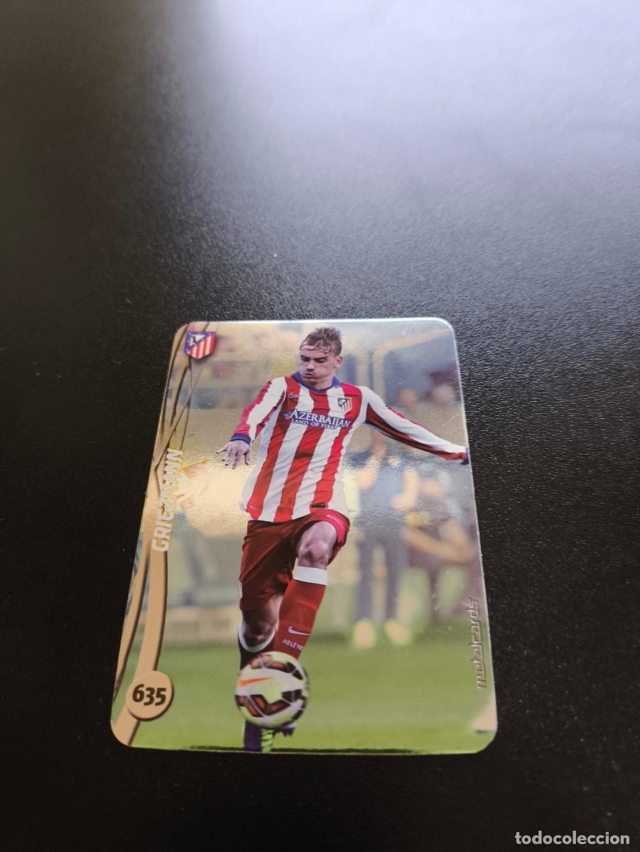 Cartes &agrave; collectionner de Football: 635 GRIEZMANN ATLETICO DE MADRID BRILLO LISO PLATA MUNDICROMO LIGA 2014 2015 14 15 NO PANINI ESTE