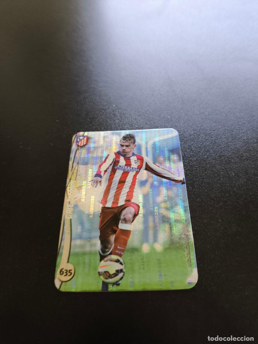 Cartes &agrave; collectionner de Football: 635 GRIEZMANN ATLETICO D MADRID BRILLO SECURITY PLATA MUNDICROMO LIGA 2014 2015 14 15 NO PANINI ESTE