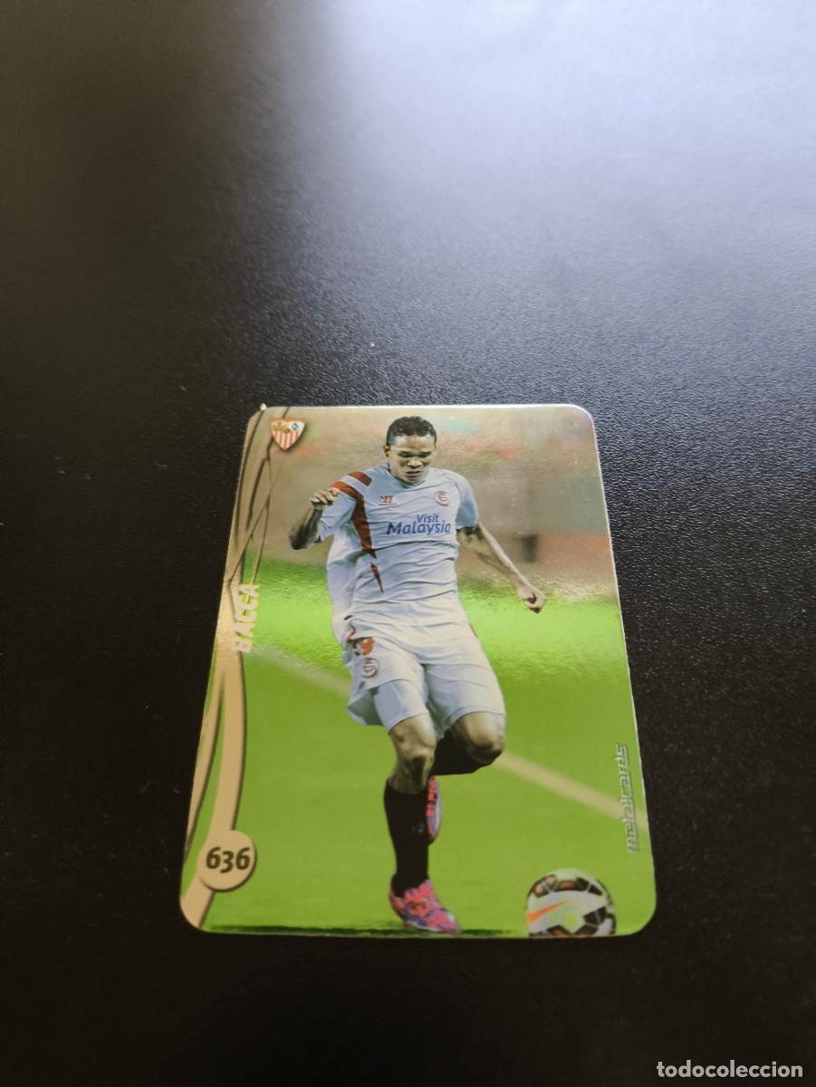 Cromos de Futebol: 636 BACCA SEVILLA BRILLO LISO PLATA MUNDICROMO LIGA 2014 2015 14 15 NO PANINI ESTE