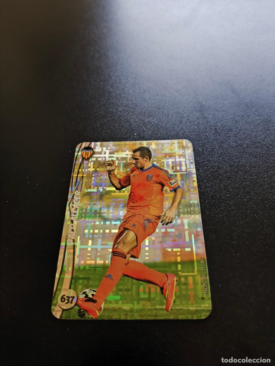 Cromos de Futebol: 637 PACO ALCACER VALENCIA BRILLO TETRIS PLATA MUNDICROMO LIGA 2014 2015 14 15 NO PANINI ESTE