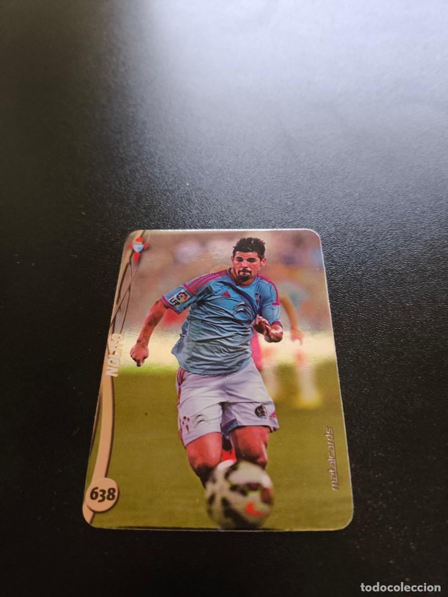 Cartes &agrave; collectionner de Football: 638 NOLITO CELTA BRILLO LISO PLATA MUNDICROMO LIGA 2014 2015 14 15 NO PANINI ESTE
