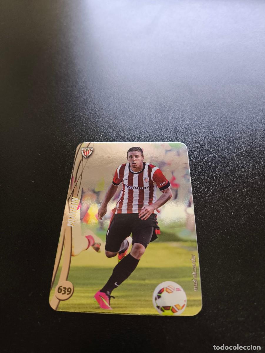 Cartes &agrave; collectionner de Football: 639 MUNIAIN ATHLETIC DE BILBAO BRILLO LISO PLATA MUNDICROMO LIGA 2014 2015 14 15 NO PANINI ESTE