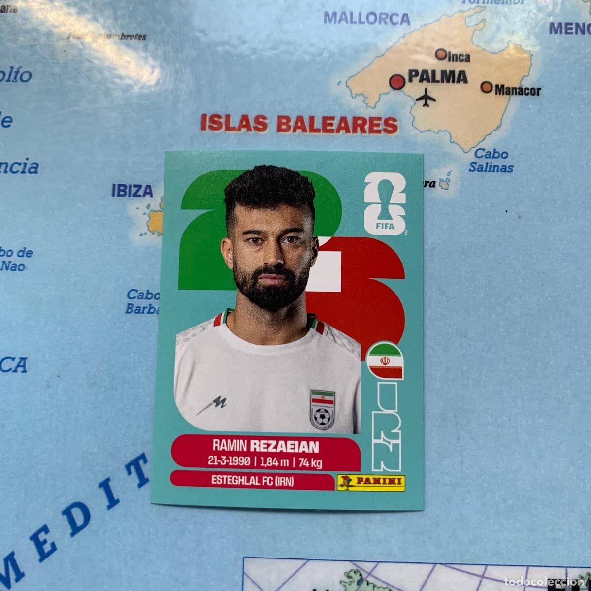 Football Stickers: Iran n&uacute;mero 7 cromo panini Mundial Fifa World Cup 2026