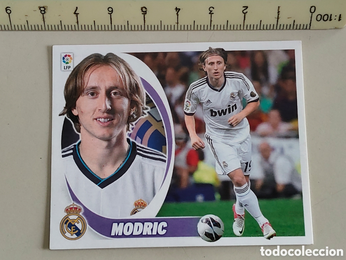 Cromos de F&uacute;tbol: Cromo Modric Rookie Real Madrid temporada 2012-13 Fichaje numero 45 Ediciones ESTE