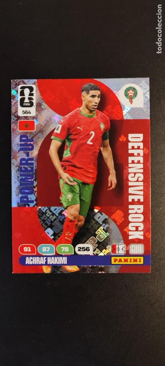Cromos de F&uacute;tbol: ADRENALYN XL FIFA WORLD CUP 2026 CARD POWER-UP HAKIMI MARRUECOS # 564 PANINI