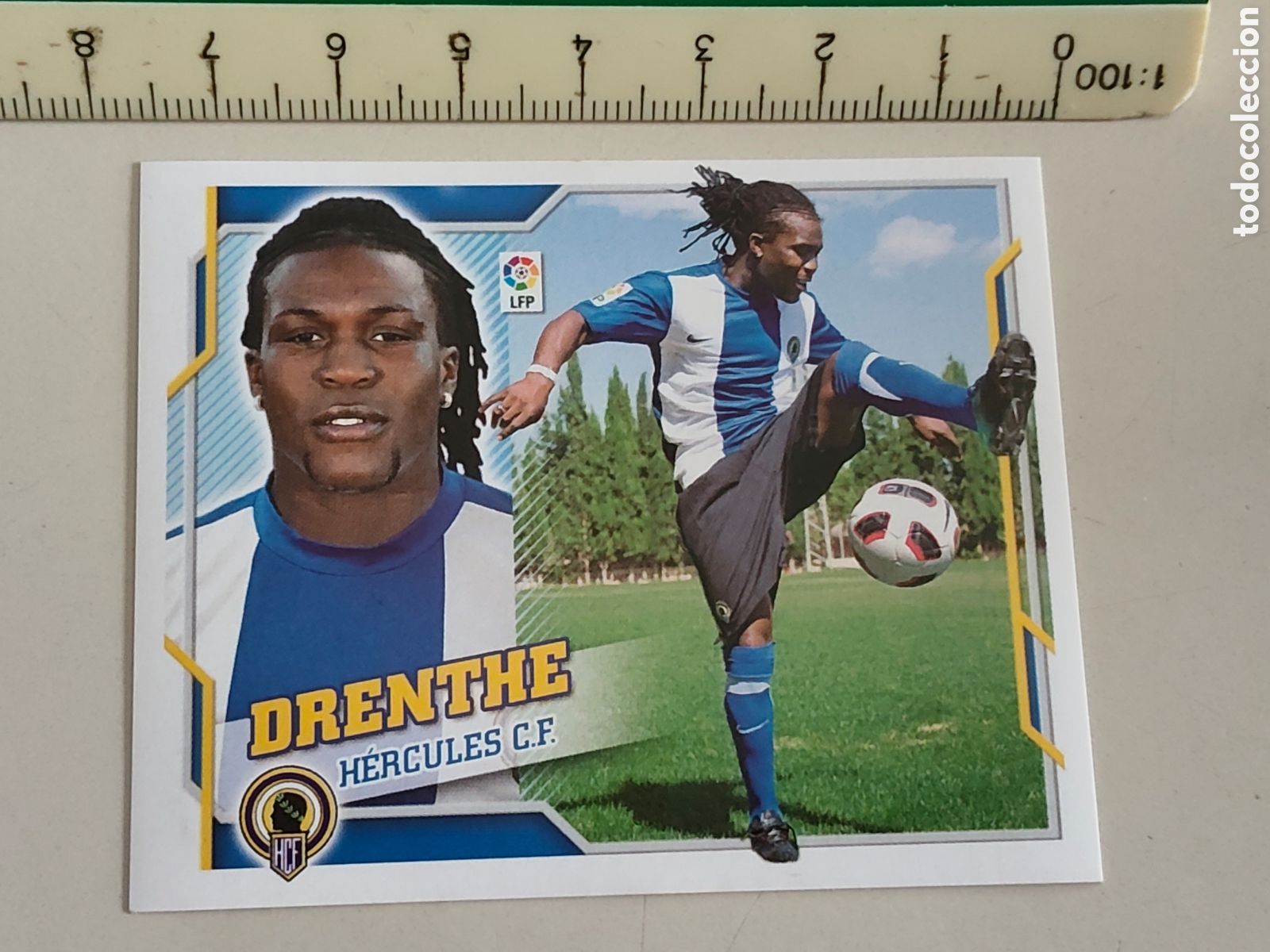 Cromos de F&uacute;tbol: Cromo fichaje Liga 2010-11 Ediciones ESTE Drenthe Hercules CF n&uacute;mero 60 sin pegar