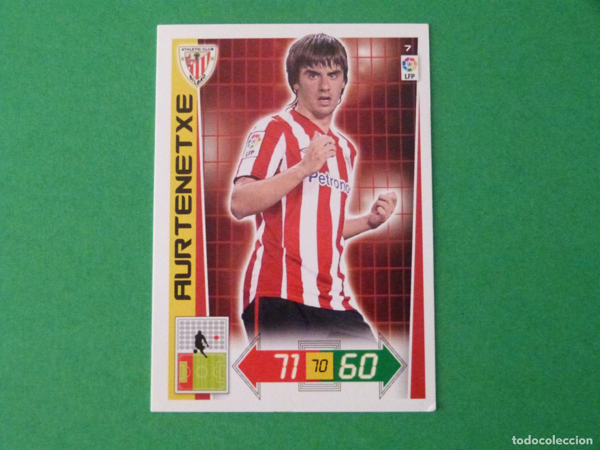 Cromos de F&uacute;tbol: TRADING CARD FUTBOL AURTENETXE ATH. BILBAO N&ordm; 7 LIGA ADRENALYN XL 2012-2013/12-13