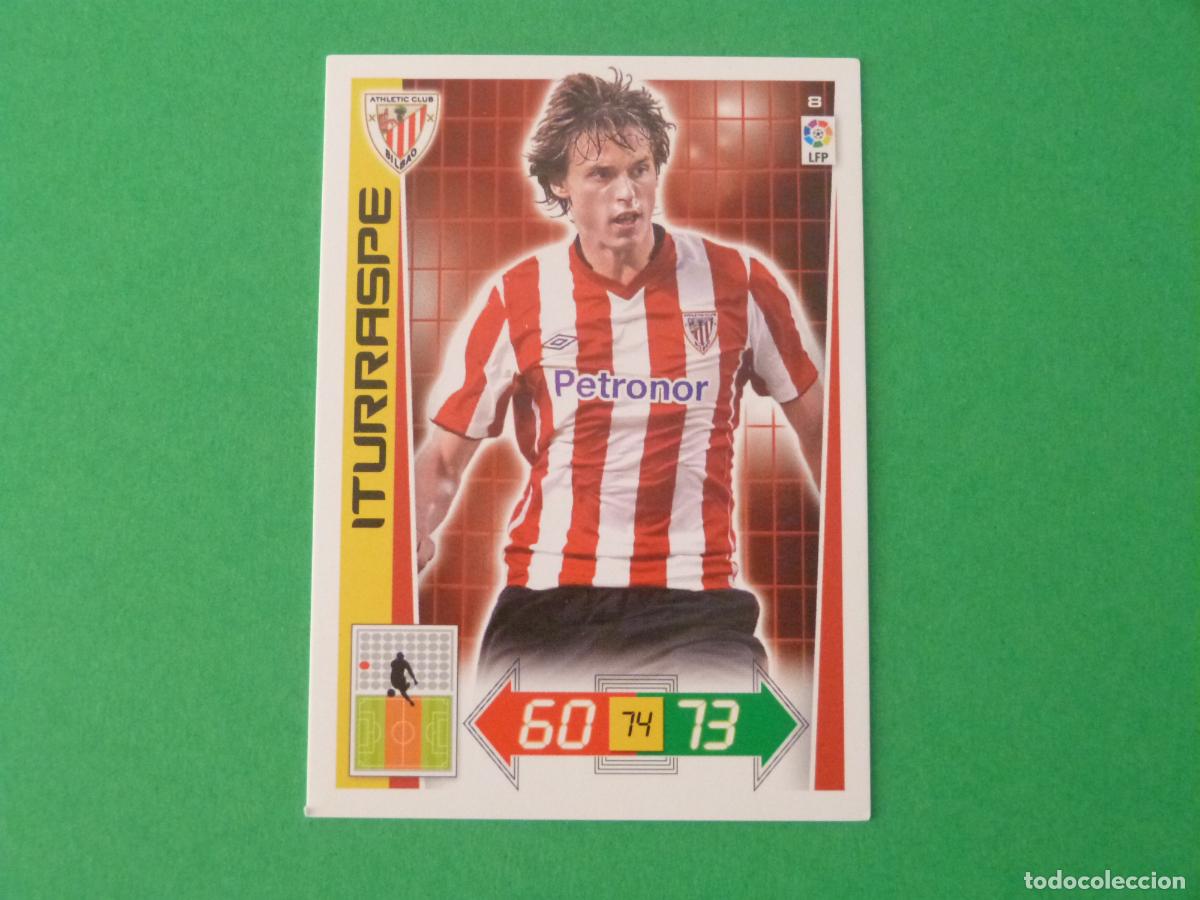 Cromos de F&uacute;tbol: TRADING CARD FUTBOL ITURRASPE ATH. BILBAO N&ordm; 8 LIGA ADRENALYN XL 2012-2013/12-13 PANINI