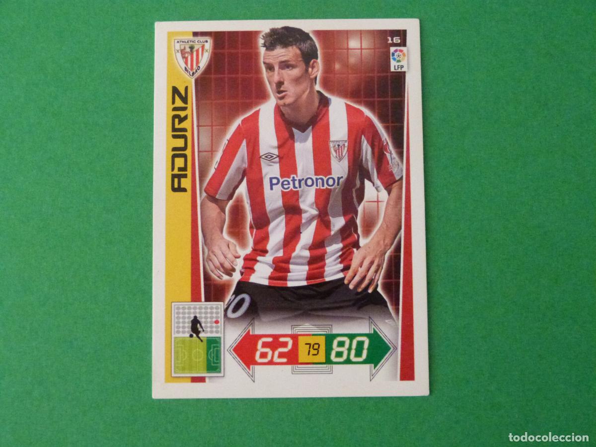 Cromos de F&uacute;tbol: TRADING CARD FUTBOL ADURIZ ATH. BILBAO N&ordm; 16 LIGA ADRENALYN XL 2012-2013/12-13 PANINI