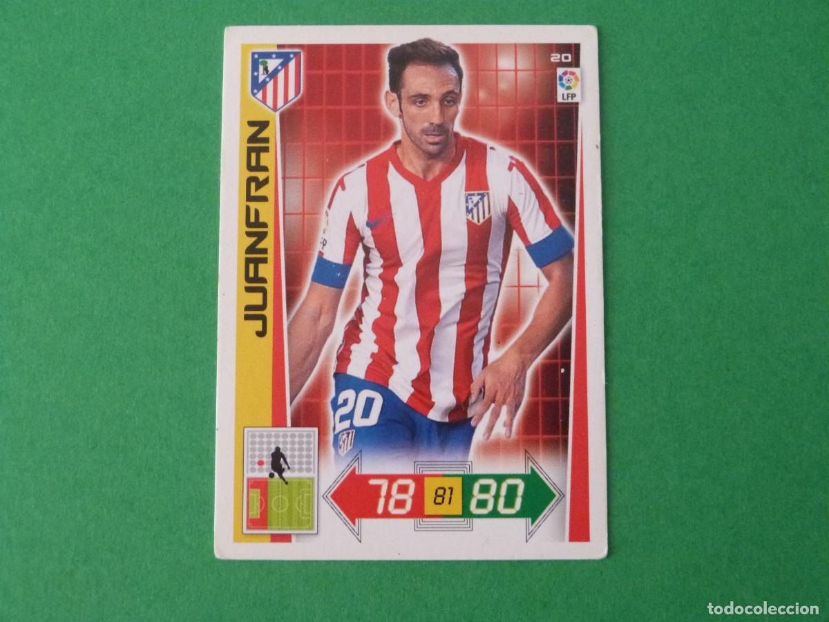 Cartes &agrave; collectionner de Football: TRADING CARD FUTBOL JUANFRAN ATLETICO DE MADRID N&ordm; 20 LIGA ADRENALYN XL 2012-2013/12-13 PANINI