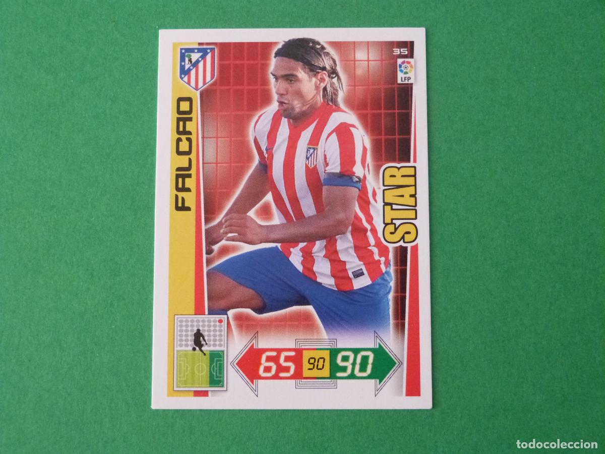 Cartes &agrave; collectionner de Football: TRADING CARD FUTBOL FALCAO ATLETICO DE MADRID N&ordm; 35 LIGA ADRENALYN XL 2012-2013/12-13 PANINI