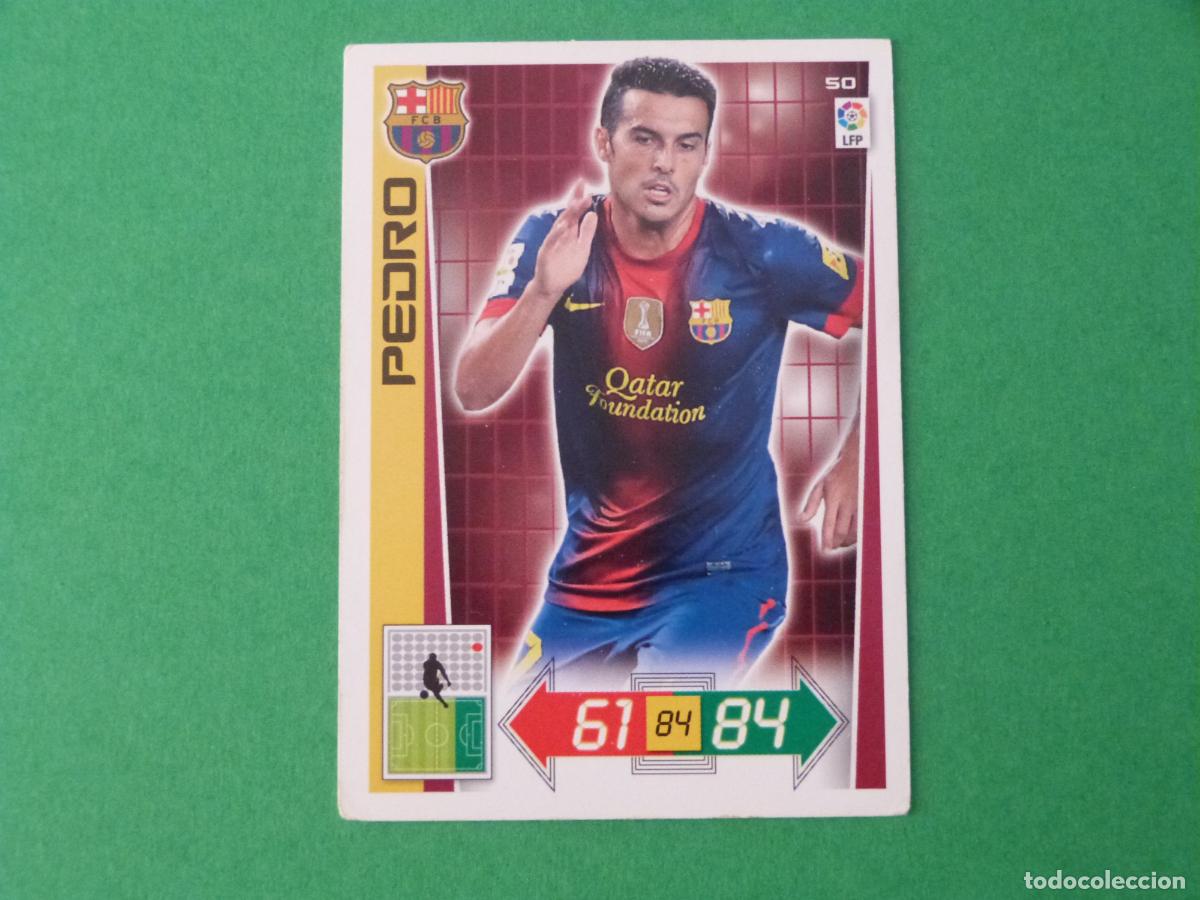 Cromos de F&uacute;tbol: TRADING CARD FUTBOL PEDRO F.C. BARCELONA N&ordm; 50 LIGA ADRENALYN XL 2012-2013/12-13 PANINI