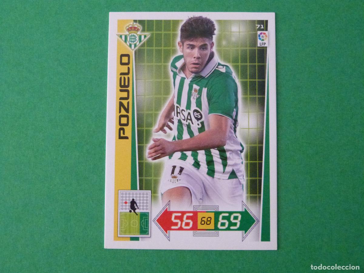 Cromos de F&uacute;tbol: TRADING CARD FUTBOL POZUELO REAL BETIS BALOMPIE N&ordm; 71 LIGA ADRENALYN XL 2012-2013/12-13 PANINI
