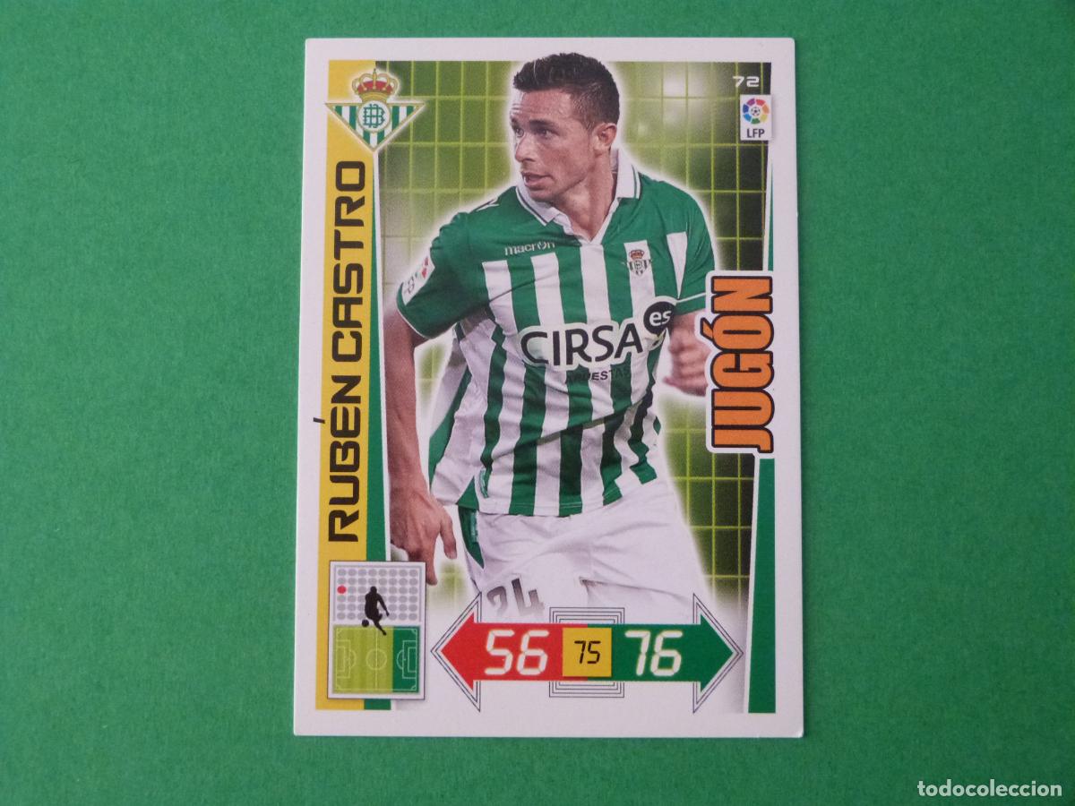 Cromos de F&uacute;tbol: TRADING CARD FUTBOL RUBEN CASTRO REAL BETIS BALOMPIE N&ordm; 72 LIGA ADRENALYN XL 2012-2013/12-13 PANINI