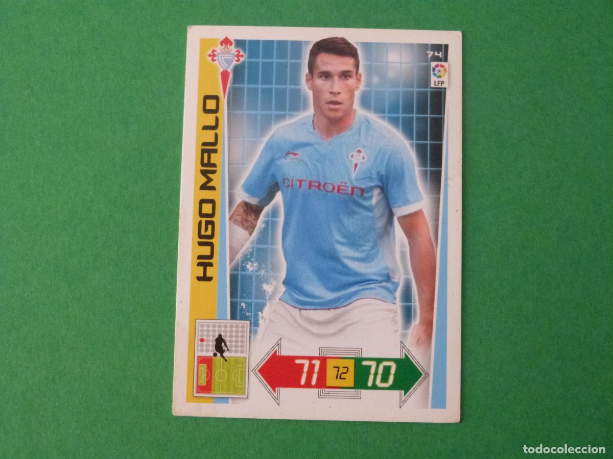 Cromos de F&uacute;tbol: TRADING CARD FUTBOL HUGO MALLO CELTA DE VIGO N&ordm; 74 LIGA ADRENALYN XL 2012-2013/12-13 PANINI