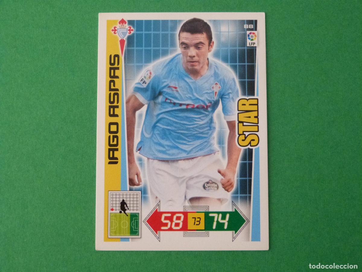 Cromos de F&uacute;tbol: TRADING CARD FUTBOL IAGO ASPAS CELTA DE VIGO N&ordm; 88 LIGA ADRENALYN XL 2012-2013/12-13 PANINI