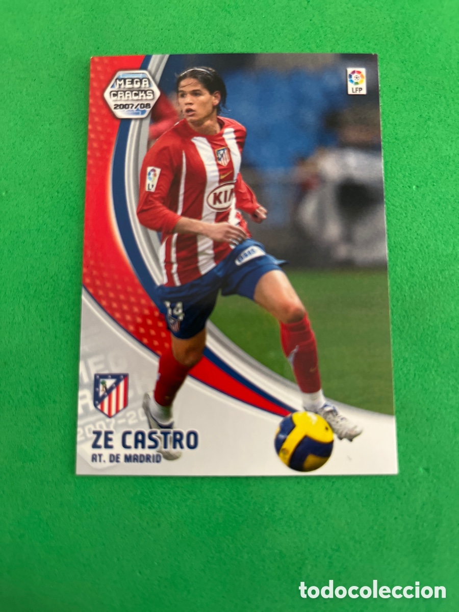 Fu&szlig;ball-Sticker: ZE CASTRO 41 ATLETICO DE MADRID MGK 2007 2008 MEGACRACKS 07 08 PANINI NUEVO EN PERFECTO ESTADO