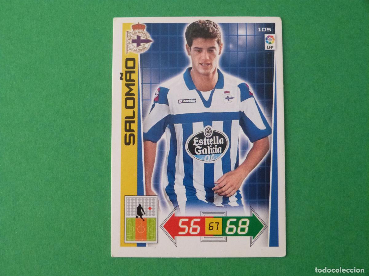 Cromos de F&uacute;tbol: TRADING CARD FUTBOL SALOMAO DEPORTIVO LA CORU&Ntilde;A N&ordm; 105 LIGA ADRENALYN XL 2012-2013/12-13 PANINI