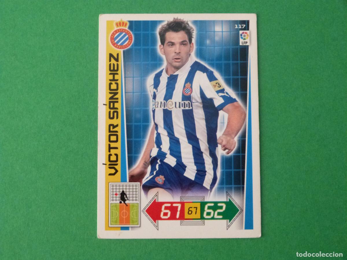Cromos de F&uacute;tbol: TRADING CARD FUTBOL VICTOR SANCHEZ R.C.D. ESPA&Ntilde;OL-ESPANYOL N&ordm; 117 LIGA ADRENALYN XL 2012-2013/12-13