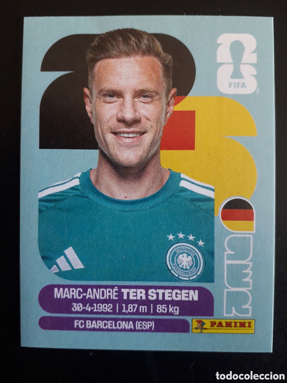 Cromos de F&uacute;tbol: TER STEGEN ALEMANIA GER 2 MUNDIAL F&Uacute;TBOL 2026 FIFA WORLD CUP PANINI SIN PEGAR PEDIDO M&Iacute;NIMO 3&euro;