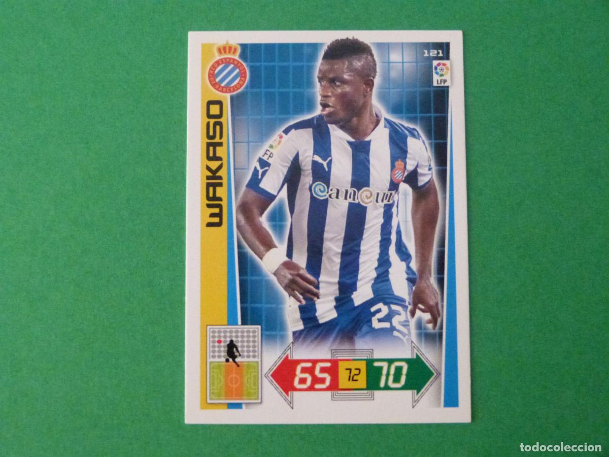 Cromos de F&uacute;tbol: TRADING CARD FUTBOL WAKASO R.C.D. ESPA&Ntilde;OL-ESPANYOL N&ordm; 121 LIGA ADRENALYN XL 2012-2013/12-13