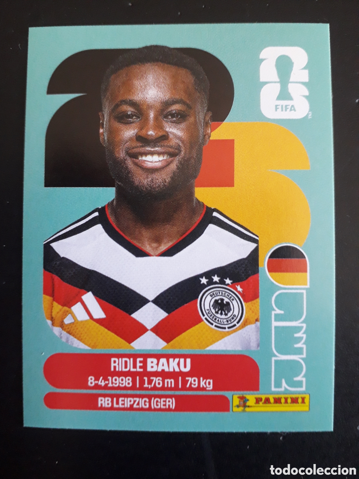Cromos de F&uacute;tbol: BAKU ALEMANIA GER 8 MUNDIAL F&Uacute;TBOL 2026 FIFA WORLD CUP PANINI SIN PEGAR PEDIDO M&Iacute;NIMO 3&euro;