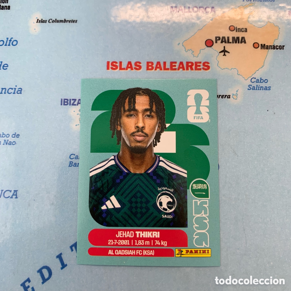 Cromos de F&uacute;tbol: Arabia Saudi n&uacute;mero 6 cromo panini Mundial Fifa World Cup 2026