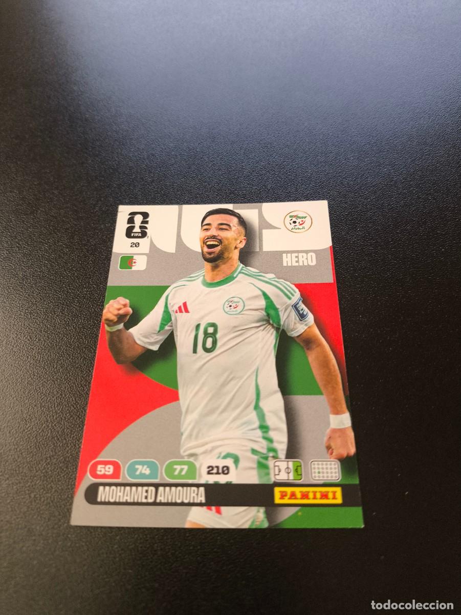 Cromos de F&uacute;tbol: 20 Mohamed Amoura ALGERIA ADRENALYN MUNDIAL FIFA WORLD CUP 2026 PANINI NO LIGA ESTE