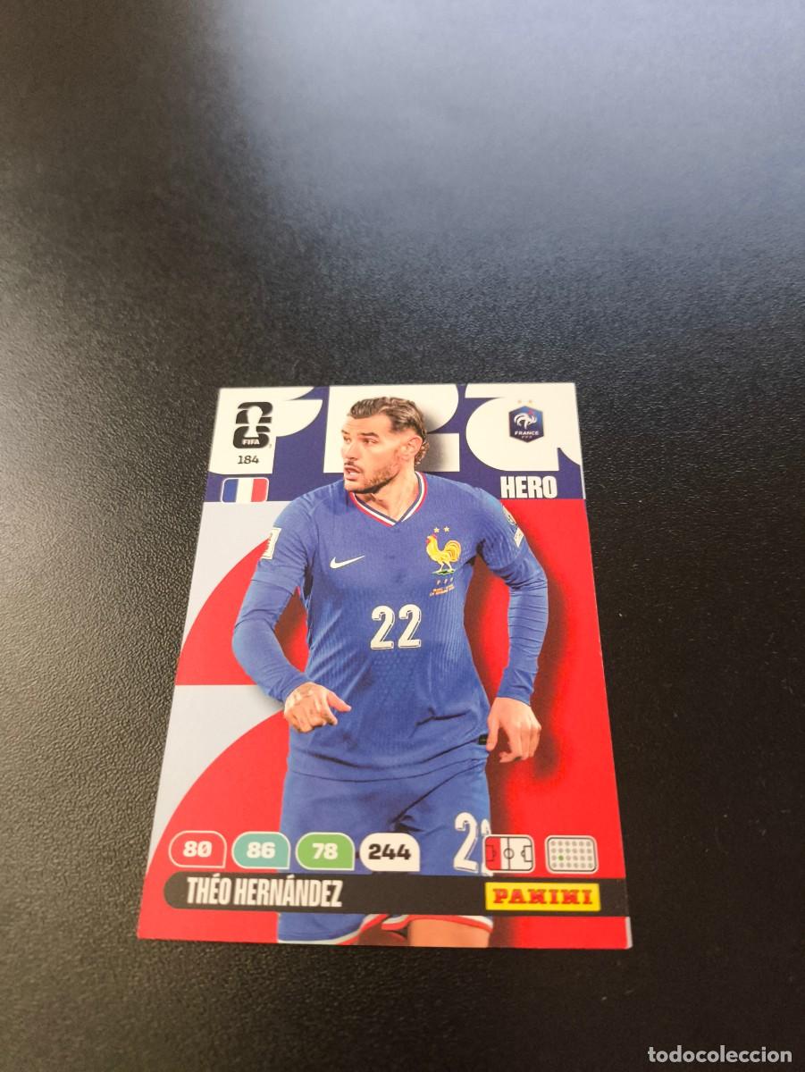 Cromos de F&uacute;tbol: 184 Th&eacute;o Hern&aacute;ndez FRANCIA ADRENALYN MUNDIAL FIFA WORLD CUP 2026 PANINI NO LIGA ESTE