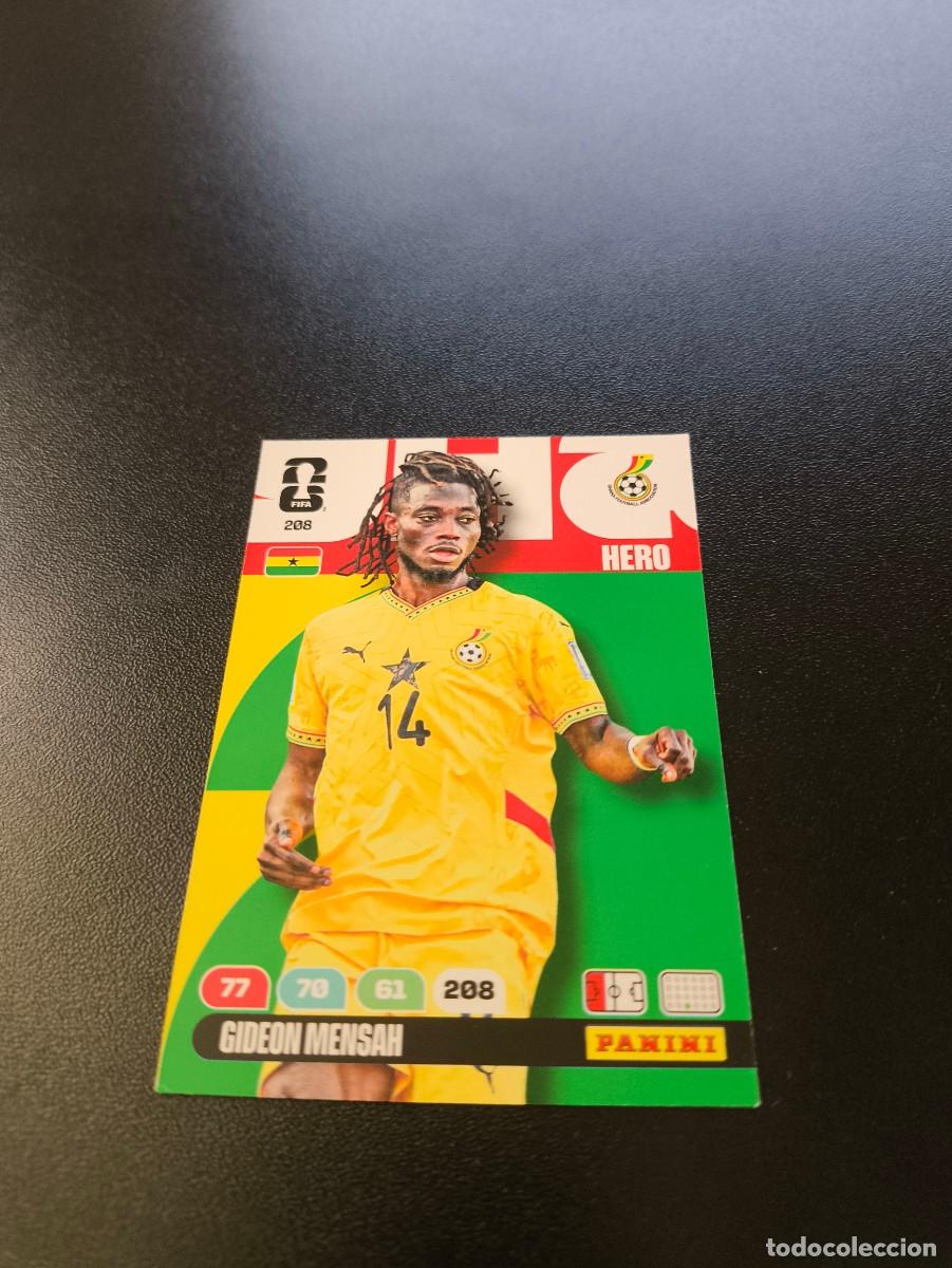 Cromos de F&uacute;tbol: 208 Gideon Mensah GHANA ADRENALYN MUNDIAL FIFA WORLD CUP 2026 PANINI NO LIGA ESTE