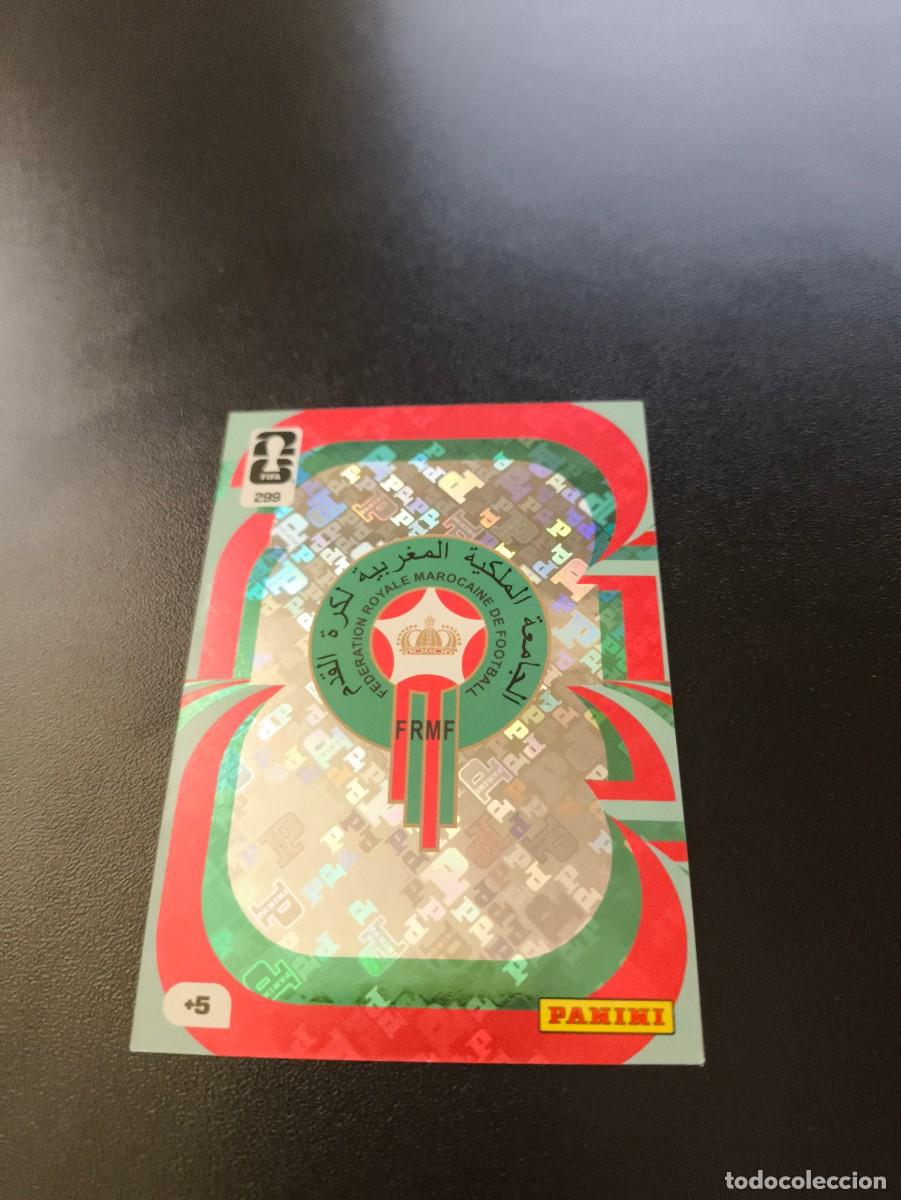 Figurine di Calcio: 299 escudo marruecos ADRENALYN MUNDIAL FIFA WORLD CUP 2026 PANINI NO LIGA ESTE