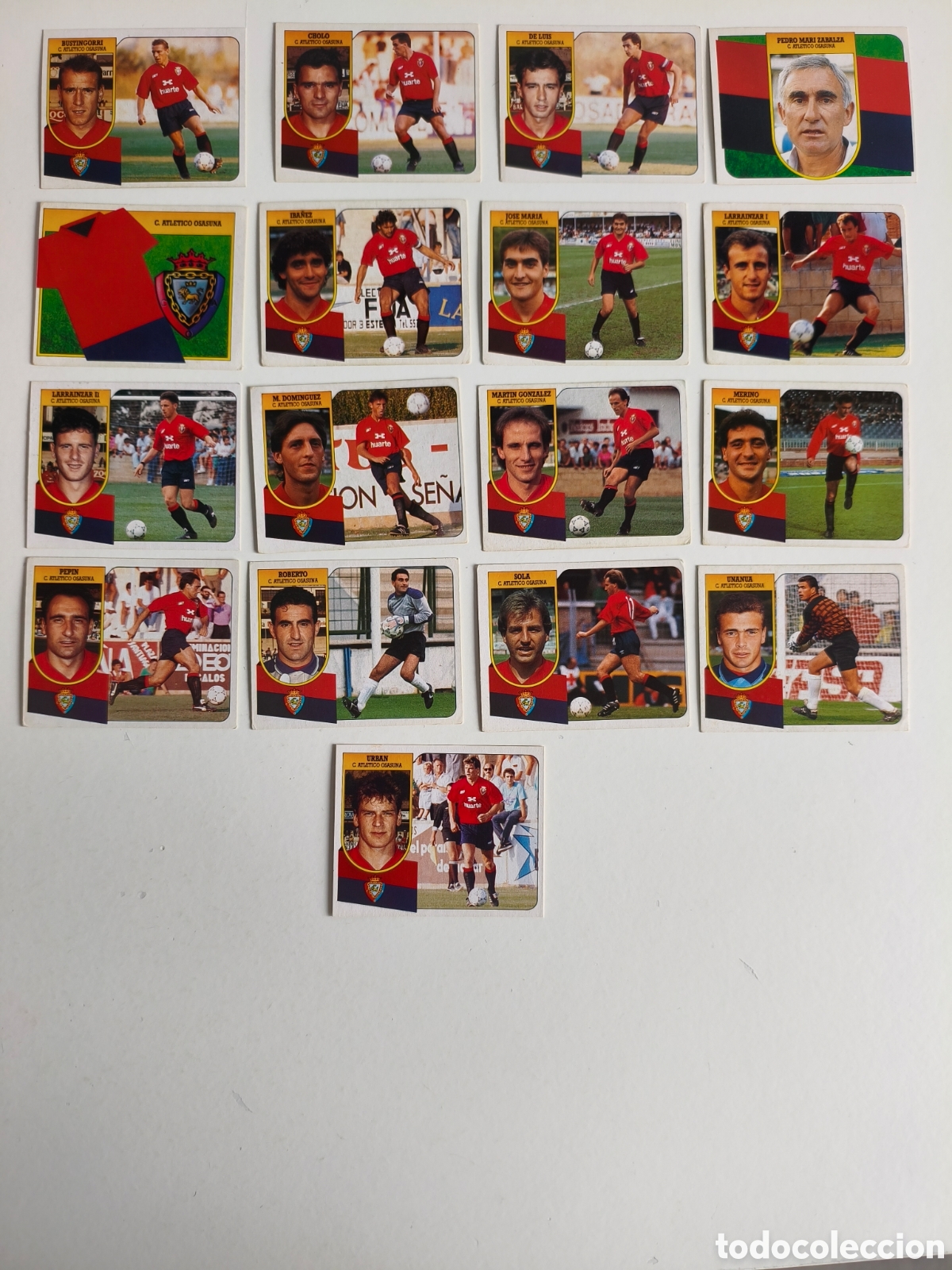 Fu&szlig;ball-Sticker: Cromos liga 91 92 Osasuna