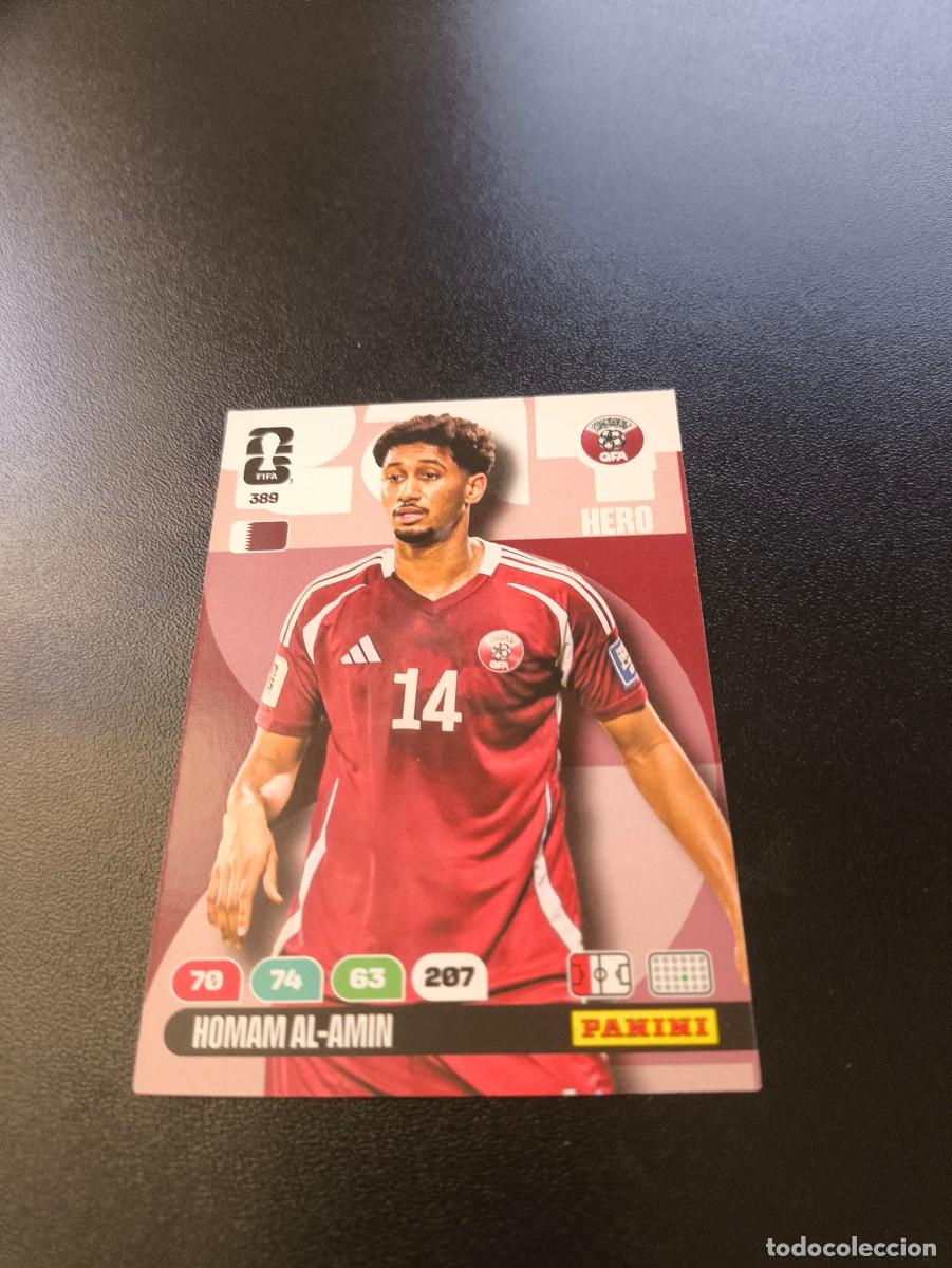 Figurine di Calcio: 389 Homam Al-Amin QATAR ADRENALYN MUNDIAL FIFA WORLD CUP 2026 PANINI NO LIGA ESTE